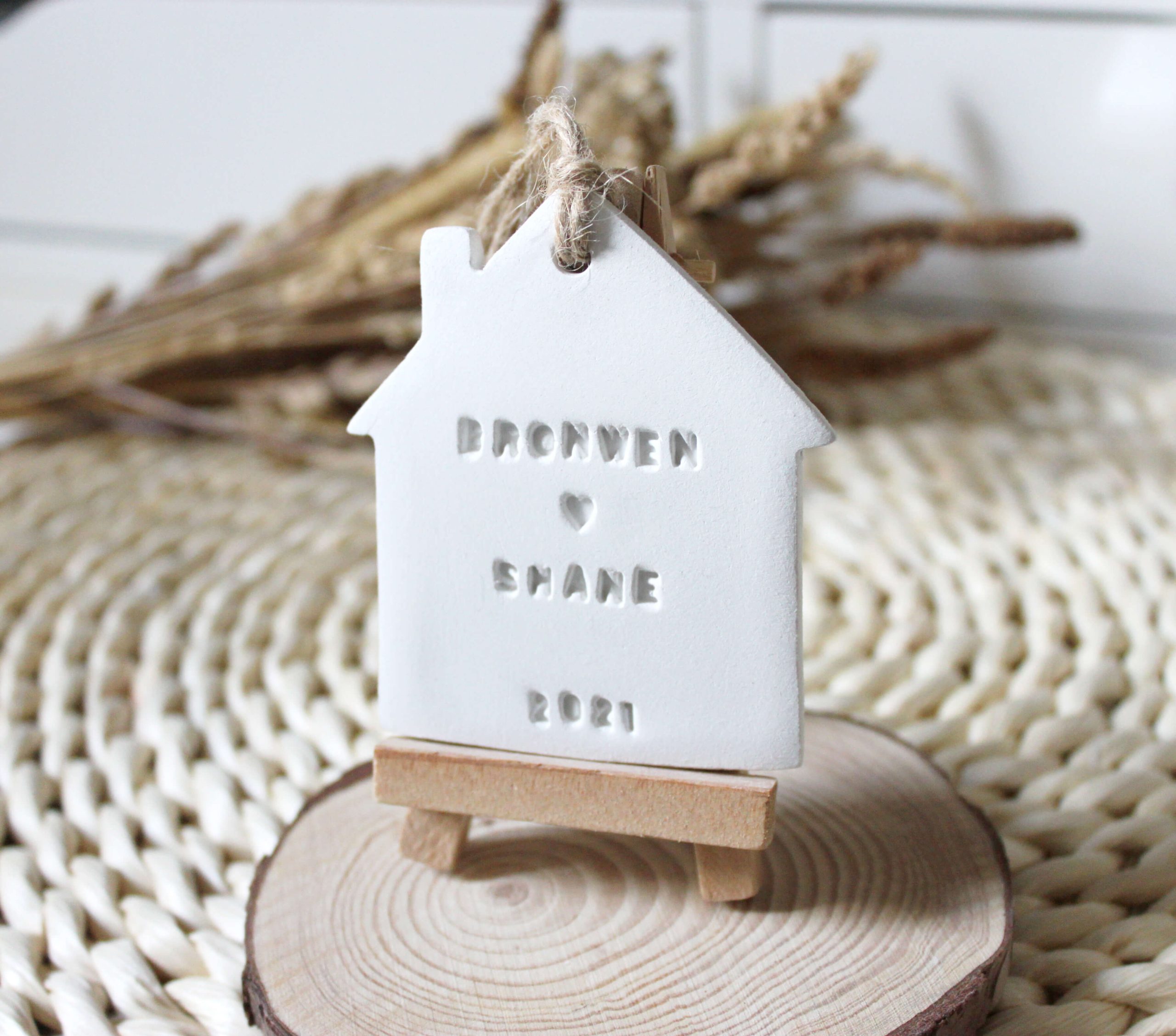 Personalised New Home gift keepsake for homeowners