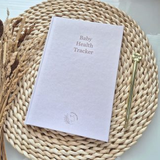 Baby Health Tracker journal notebook - new parents or baby shower gift to track medical history illnesses